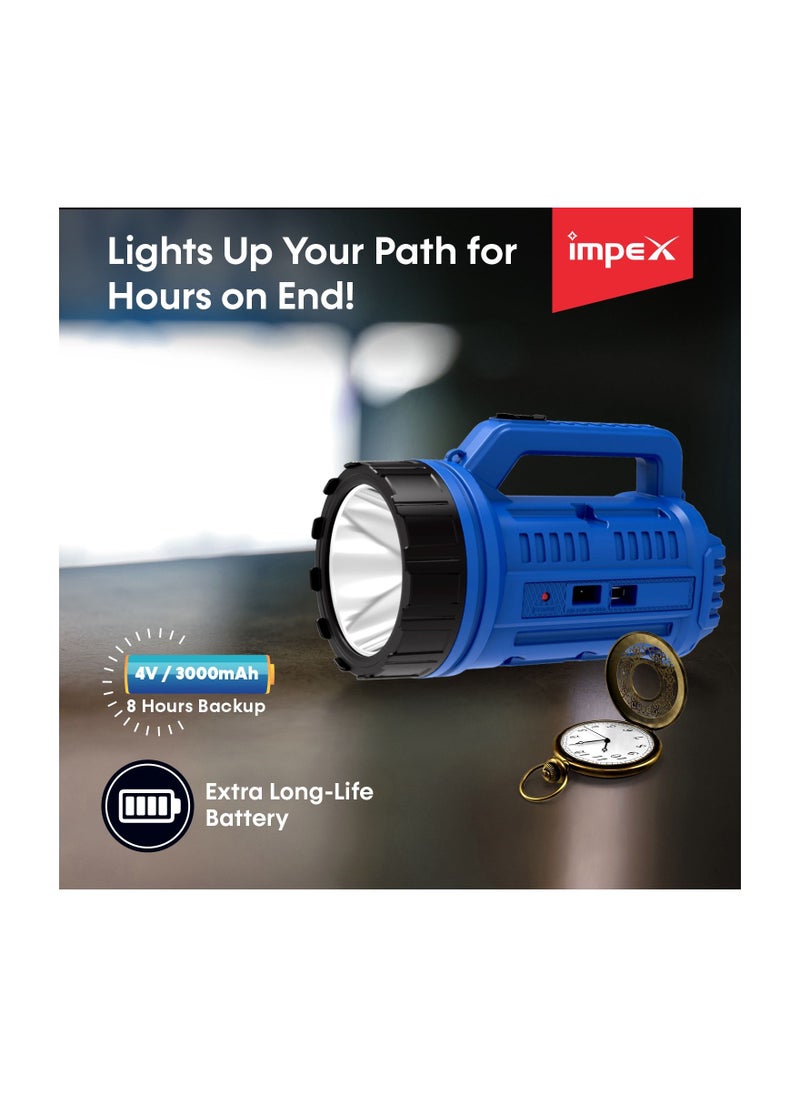 Impex Impex GLISTER G22B Rechargeable LED Flashlight  - Image 2