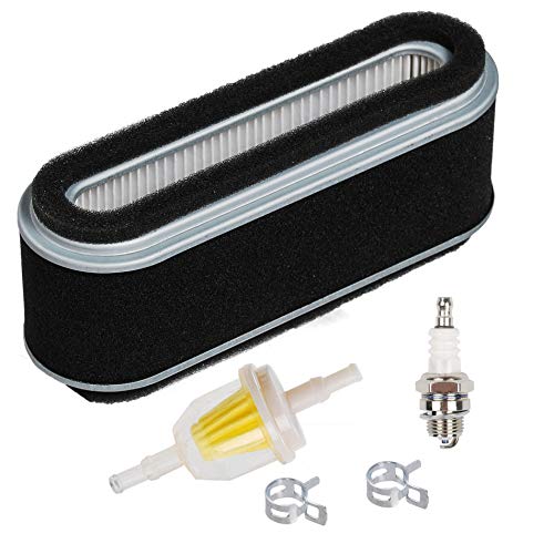 HIFROM HIFROM Air Filter Combo Pre Filter Fuel Filter Spark Plug Tune Up Kit fit for Kawasaki FB460 John Deere 112L 160 165  - Image 2