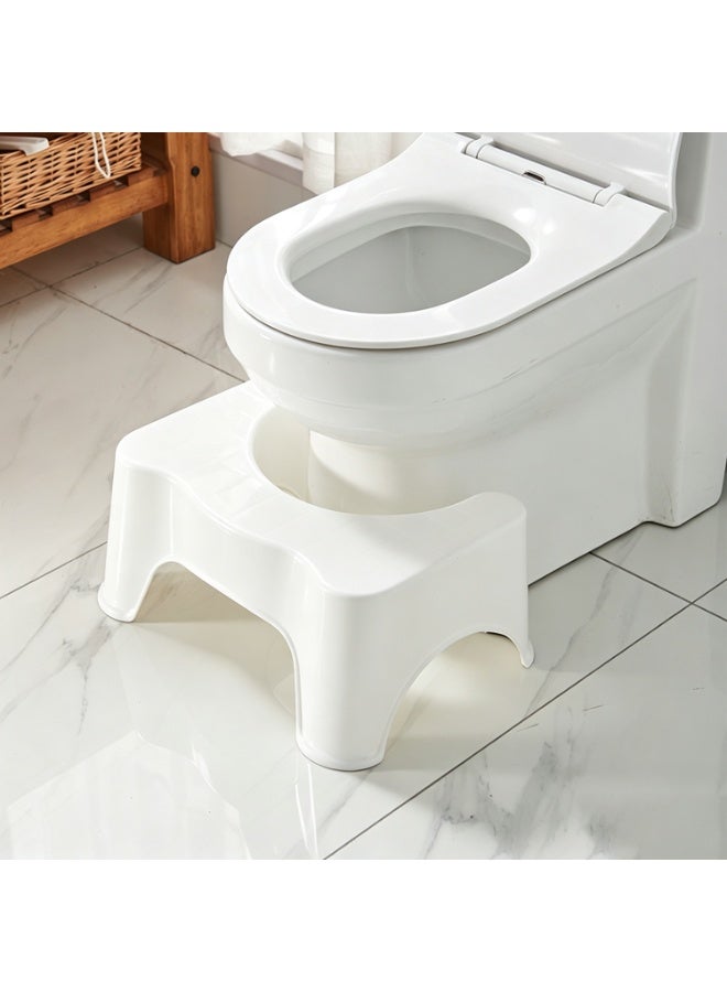 Squatting Toilet Foot Stool ,White 47x21x32cm,Toilet Stool,Non-Slip Plastic Potty Stool Squatting Posture Poop Stool Portable Step Stool For Kids Improve Bathroom Posture And Comfort - Image 5