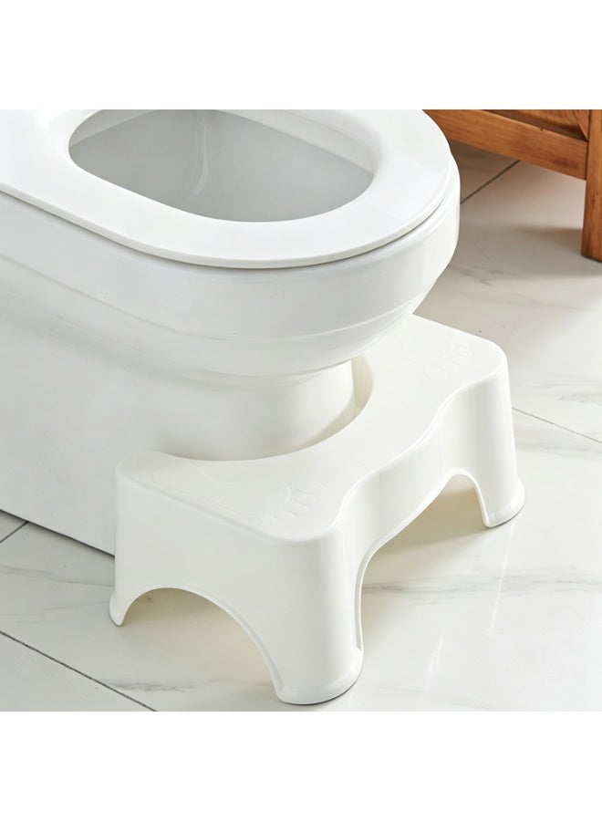 Squatting Toilet Foot Stool ,White 47x21x32cm,Toilet Stool,Non-Slip Plastic Potty Stool Squatting Posture Poop Stool Portable Step Stool For Kids Improve Bathroom Posture And Comfort - Image 4