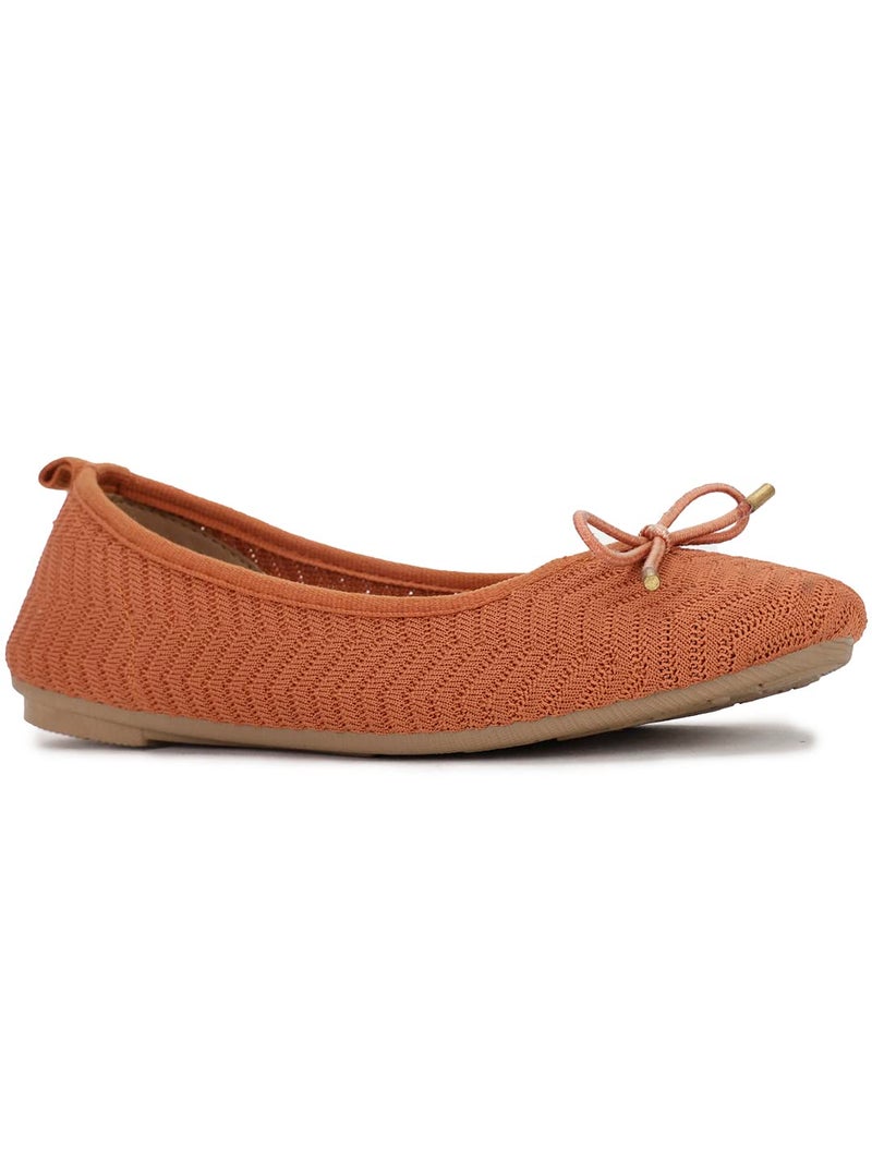Bata Alex Ballerina Women's Tan Ballerina - 4 UK (5513756) - Image 2
