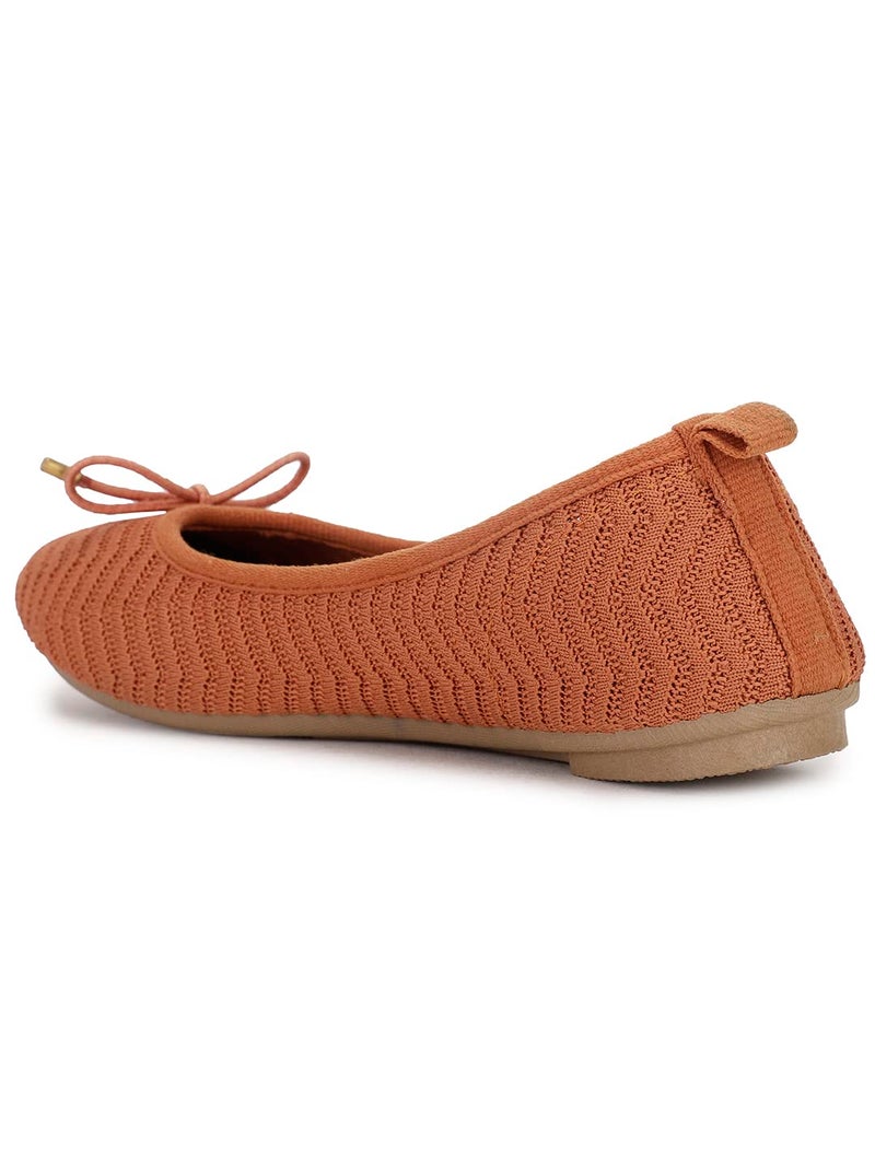 Bata Alex Ballerina Women's Tan Ballerina - 4 UK (5513756) - Image 4