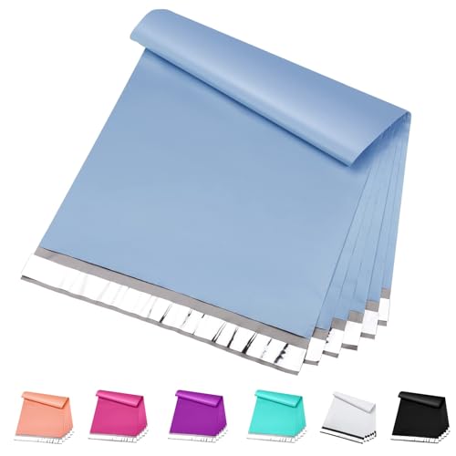 Metronic Poly Mailers 19x24 Inch 50 Pcs, Large Shipping Bags for Clothing, Strong Thick Mailing Bags with Self Adhesive Waterproof and Tear-Proof Large Package Bags for Small Business in Haze Blue - Image 1
