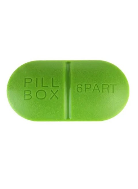 6 Compartments Pill Box