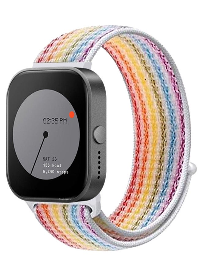 CATANES - (for Nothing Watch Pro 22mm) Nylon Strap,Quick Release Bands for Women Men Sport Wristband Strap Rainbow - Image 1
