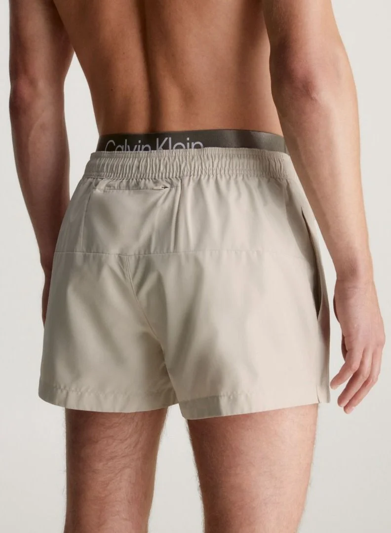 CALVIN KLEIN Short Double Waistband Drawstring Shorts