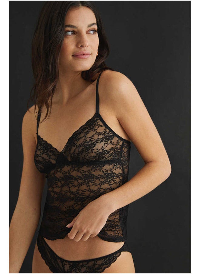 women'secret - Lace tank top - Image 1