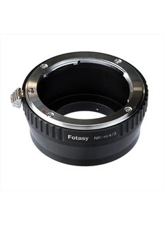 Manual NK Lens to M4/3 Adapter, F Mount to MFT, Compatible with Nikon F lens Panasonic G7 G9 GF8 GF90 GH5 II GX7 GX9 GX850 G90 G91 G95 Olympus E-M1 E-M5 E-M10 I II III E-PM2 E-PM1 Pen-F E-M1X