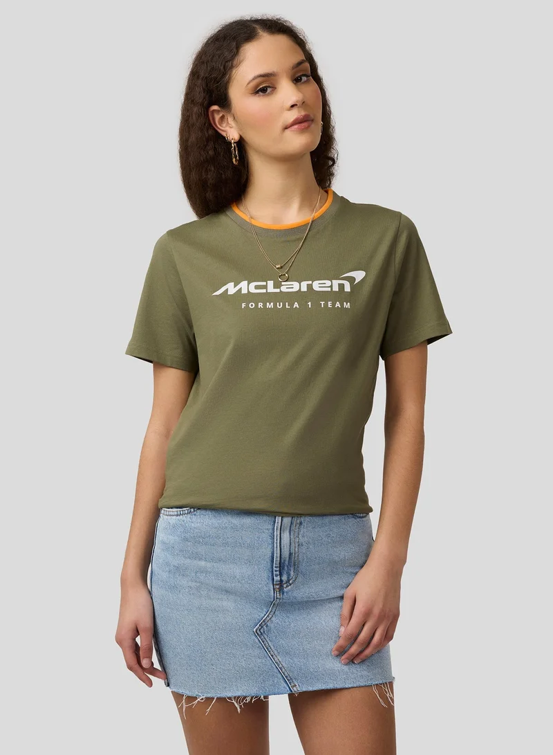 McLaren Essential Logo T-Shirt - Green - Womens