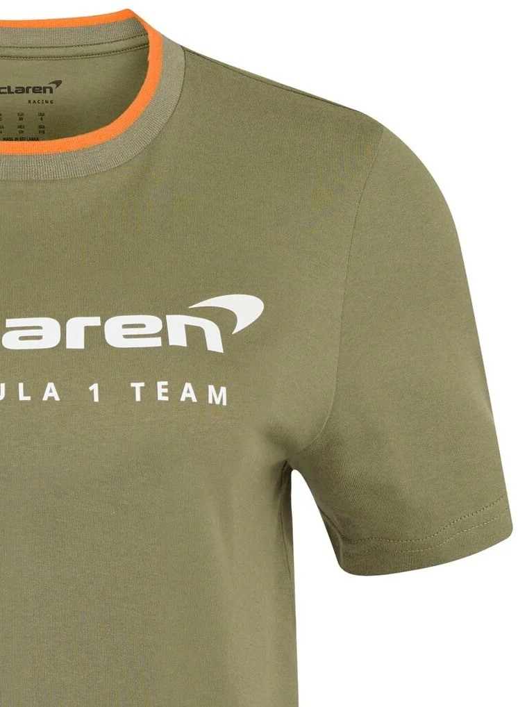 Mclaren  McLaren Essential Logo T-Shirt - Green - Womens for Women | Best Price UAE