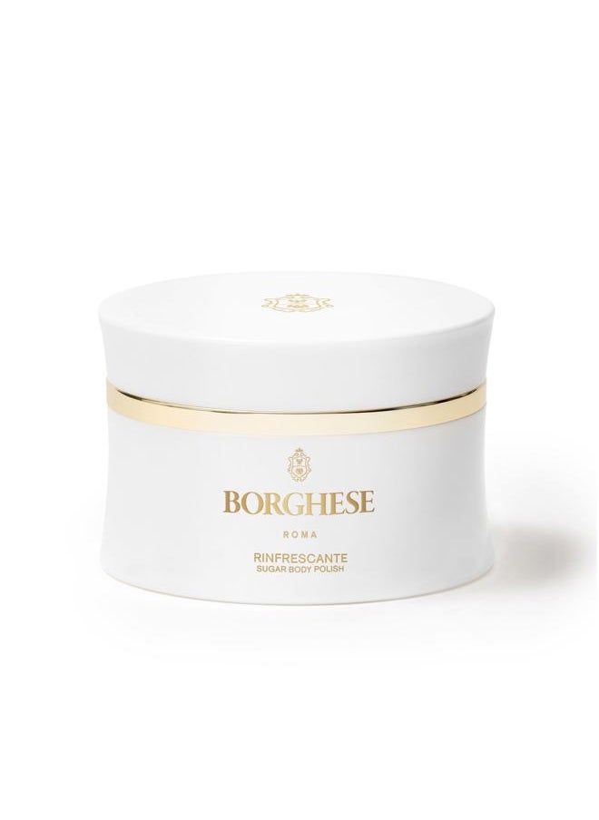Borghese Rinfrescante Sugar Body Polish - Exfoliating Sugar Body Scrub with Coconut Oil & Vitamin E for Hydration, for All Skin Types, Scented  - Image 1