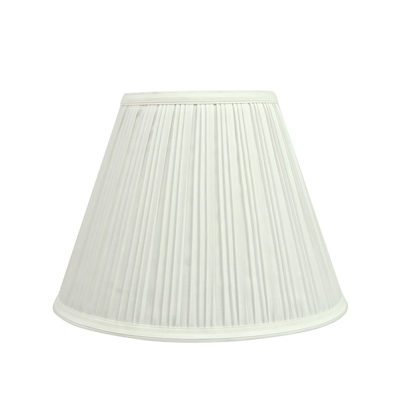 Aspen Creative 59101A Empire Uno Lamp Shade in Powder White, 5" Top x 10" Bottom x 8" Slant Height, Slip UNO 33mm - Image 2