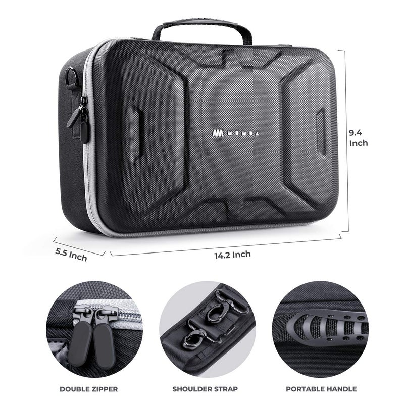 Mumba Deluxe Carrying Case for Nintendo Switch OLED & Nintendo Switch, Large Capacity Travel Storage Pouch for Switch Console & Accessories - Black - Image 3