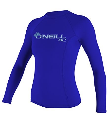 O'NEILL قميص واقي من الشمس بأكمام طويلة للنساء من O'Neill Wetsuits مع حماية من الأشعة فوق البنفسجية، أزرق تاهيتي، متوسط - Image 3