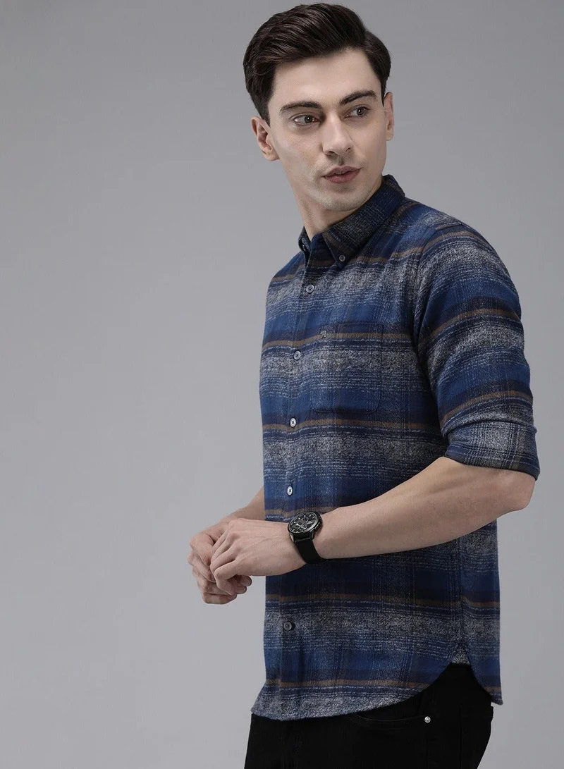The Bear House  Men's Cotton Shirt | Casual & Formal Long Sleeve Slim Fit | Classic Button-Down, Office & Everyday Wear, Comfortable & Breathable Fabric for Men | Best Price UAE
