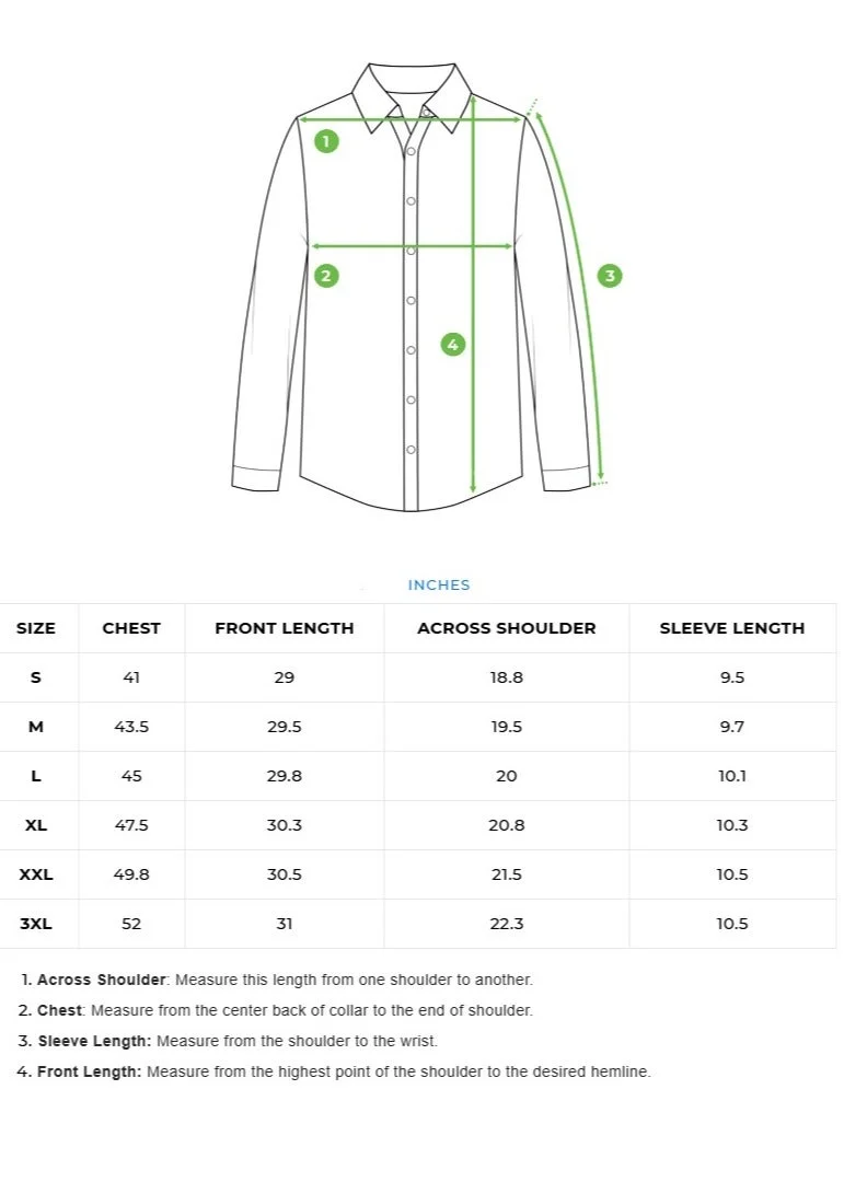 The Bear House  Men's Cotton Shirt | Casual & Formal Long Sleeve Slim Fit | Classic Button-Down, Office & Everyday Wear, Comfortable & Breathable Fabric for Men | Best Price UAE