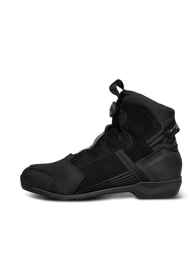 SHIMA EDGE WP Motorbike Boots for Men Waterproof Leather Shoes Summer Leather ATOP Motorcycle Short Ankle Protector Urban Bike Casual Classic Riding Motor Boot (Mens, Waterproof, Black, 47) - Image 4