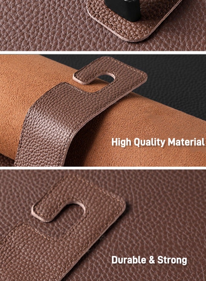 4-Piece Car Seat Back Hook Hanger Set ,Car Headrest Hooks, Leather Car Seat Organizer Hook,Organizer Holders for Purse Clothes Hat bag,44LBS Stainless Steel Car Hook-Red - Image 3