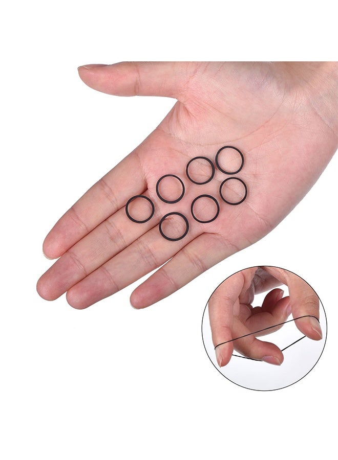 HY Rubber Band Hair Band Children Hair Tie Twist Braid Leather Band High Elasticity Durable Anti-Aging Holster Mini Rubber Bands Soft Elastic Bands for Kid Hair Braids Hair - Image 3