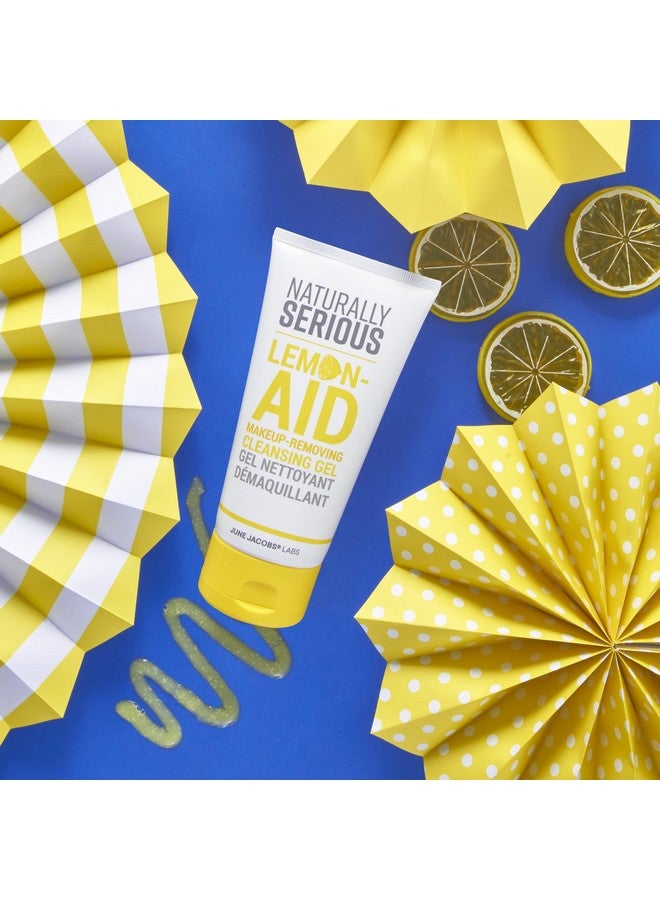 ناتشورالي سيريس جل منظف لإزالة المكياج من ليمونيد، منظف جل لإزالة المكياج بفيتامين C، منظف جل للبشرة الدهنية، نباتي للعناية بالبشرة، عناية بالبشرة خالية من القسوة - Image 4