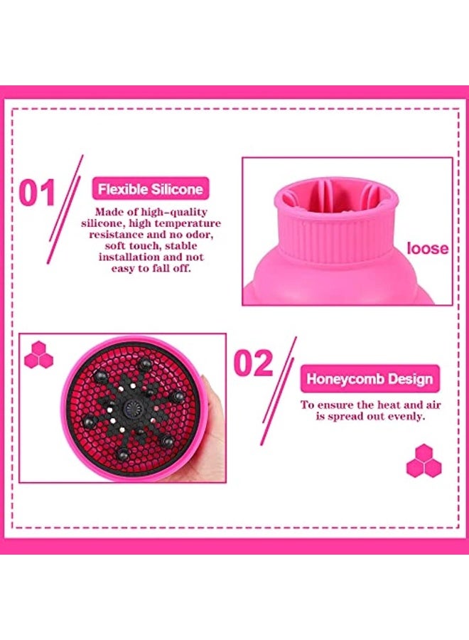 Diffuser Series Universal Silicone Diffuser Universal Silicone Diffuser Foldable Silicone Diffuser Hair Dryer Travel Diffuser Silicone Hair Dryer With 1.6-1.8 Inch Nozzle  - Image 3