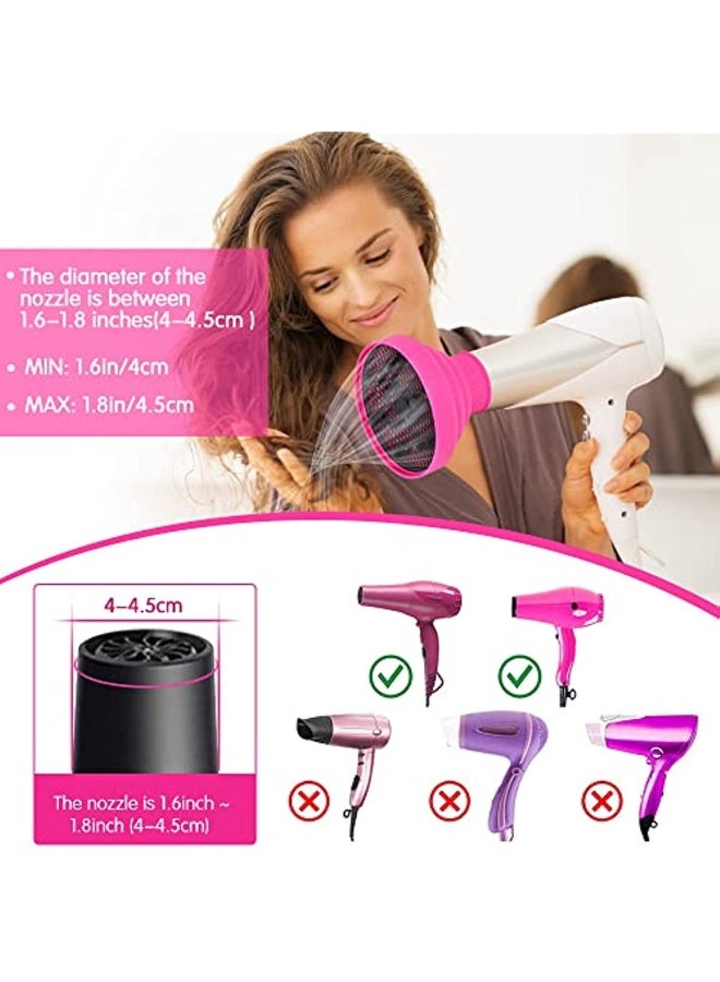 Diffuser Series Universal Silicone Diffuser Universal Silicone Diffuser Foldable Silicone Diffuser Hair Dryer Travel Diffuser Silicone Hair Dryer With 1.6-1.8 Inch Nozzle  - Image 5