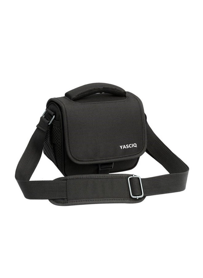 Generic DSLR Camera Bag Double Shoulder Camera Bag Portable Suitable For Canon For sony Professional Multifunctional Micro Single Portable Backpack-Color:Black Mini  - Image 1
