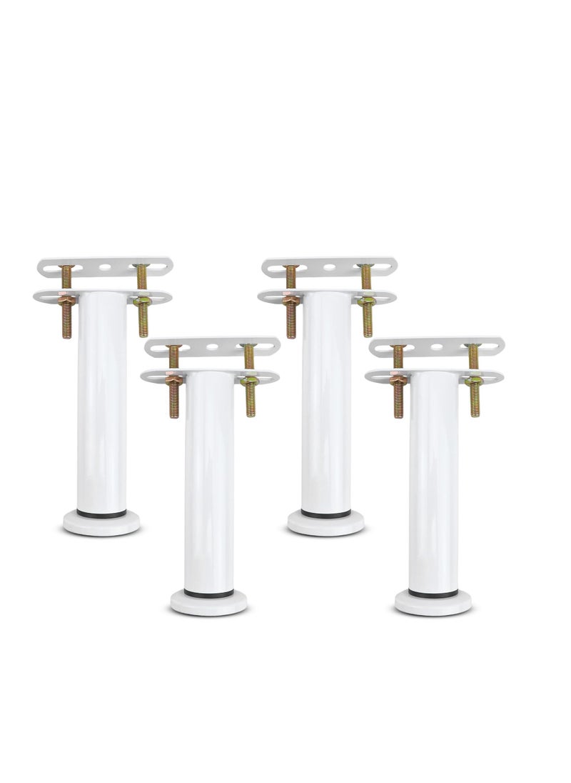 Excefore Bed Support Legs, 4 Pcs Adjustiable Height Couch Legs Cabinet Legs, Heavy Duty Bed Center Brackets Middle Reinforce Circular Bottom Slat Support Leg, for Cabinet Sofa Bed Frame Replacement Parts  - Image 1