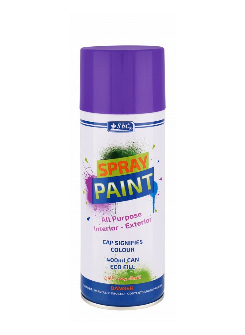 SBC All Purpose Spray Paint 400ml Content Violet - Image 1