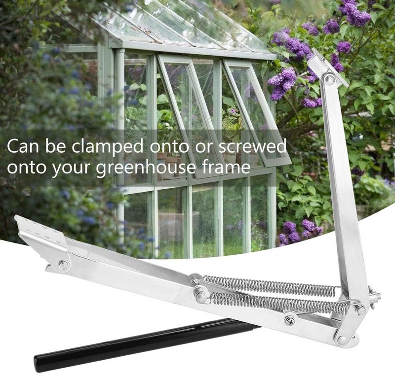 Haofy Greenhouse Auto Vent Opener Stainless Steel Automatic Window Opener Kit with Temperature Sensor, Heat Sensitive Opener Replacement for Roof Ventilation, Universal Gardening Vent Tool (Dual Spring) - Image 4