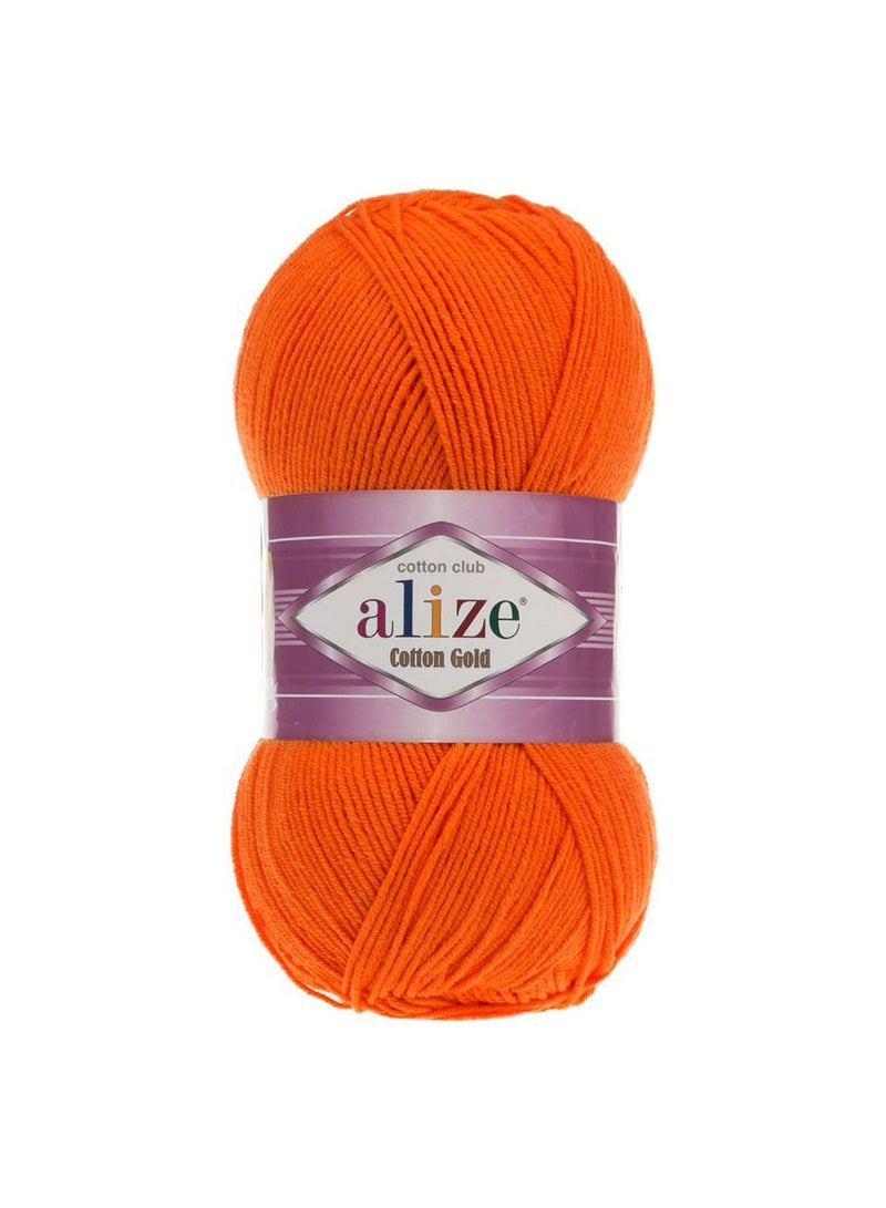 ALIZE Cotton Gold Yarn 37 Orange 100g