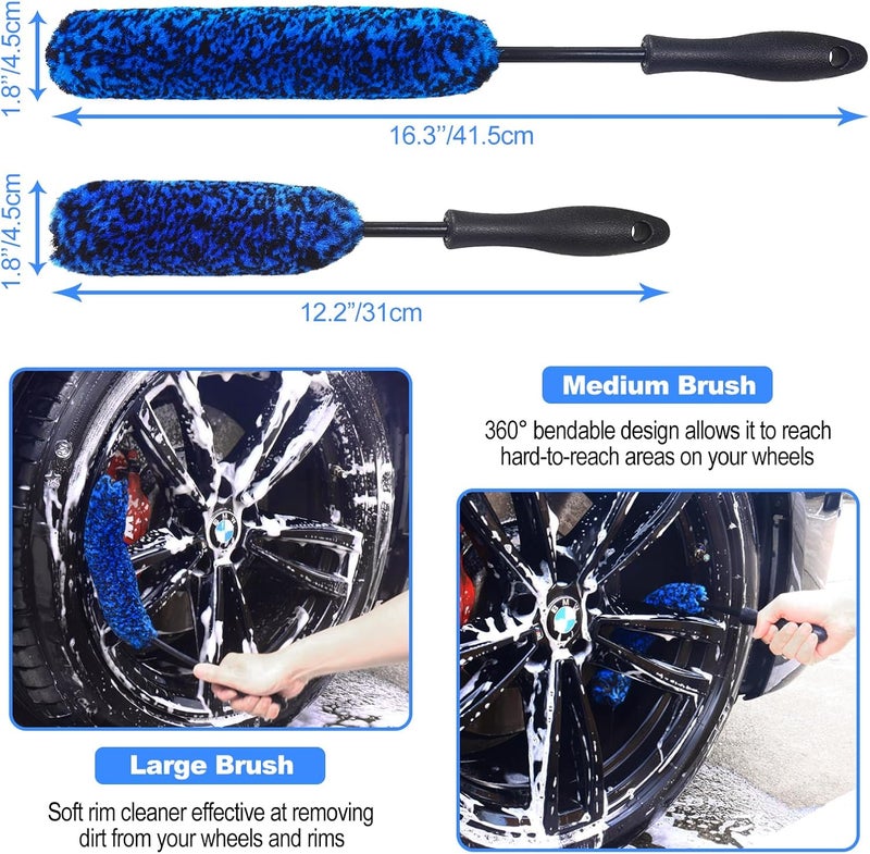 NIKCOSMK Wheel Cleaning Brush Set - Image 2