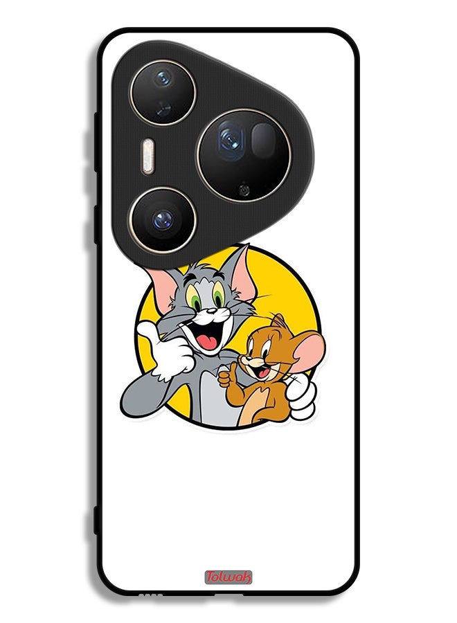 Tolwak Huawei Pura 80 Ultra Protective Case Cover Tom And Jerry - Image 1