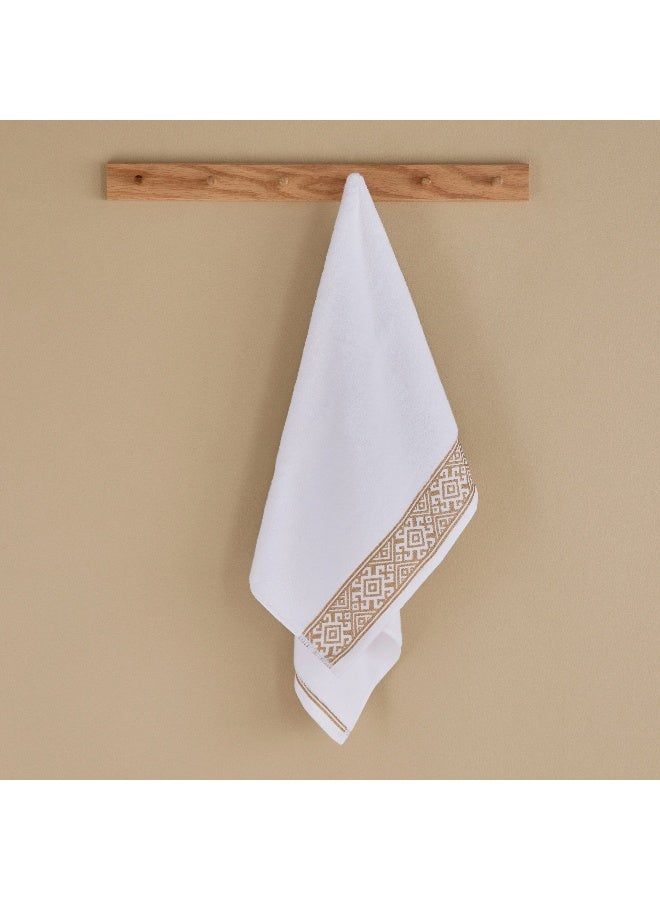 Home Box منشفة يد قطنية بيضاء للمنزل - Image 1