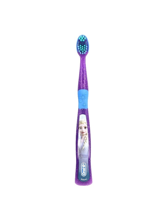Oral-B Oral-B, Toothbrush, Extra Soft, 3+ Yrs, Disney Frozen, 1 Toothbrush  - Image 3