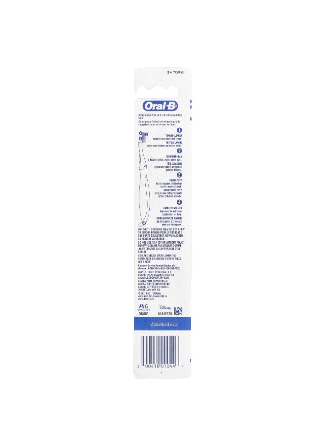 Oral-B Oral-B, Toothbrush, Extra Soft, 3+ Yrs, Disney Frozen, 1 Toothbrush  - Image 2