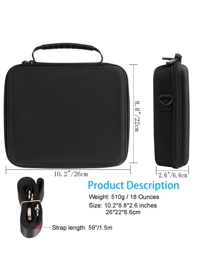 PELLKING Hard Case for GoPro Hero 11/10/9/8/7/2018/6/5 Blcak/4 Silvery Action Camera, Accessories Carrying Storage Shoulder Bag with Strap - Image 1