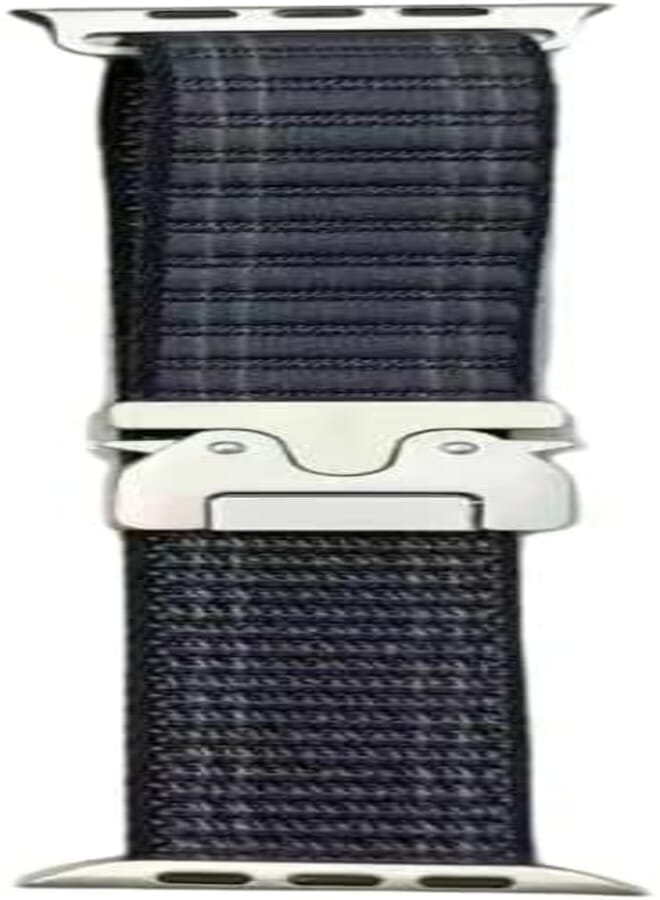 Next Store Luxury Parachute Nylon Smart Watch Band Compatible with iWatch Series 1/2/3/4/5/6/7/8/9/10/Ultra/Ultra2 42/44/46/49, Durable Sport Strap, Breathable, Stylish and Comfortable