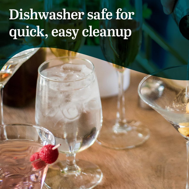 Libbey Classic Clear Glass Goblets Set of 12, Dishwasher Safe Drinking Goblets for Iced Tea, Sangria, and More, Ideal Goblet Glassware for Parties - Image 5