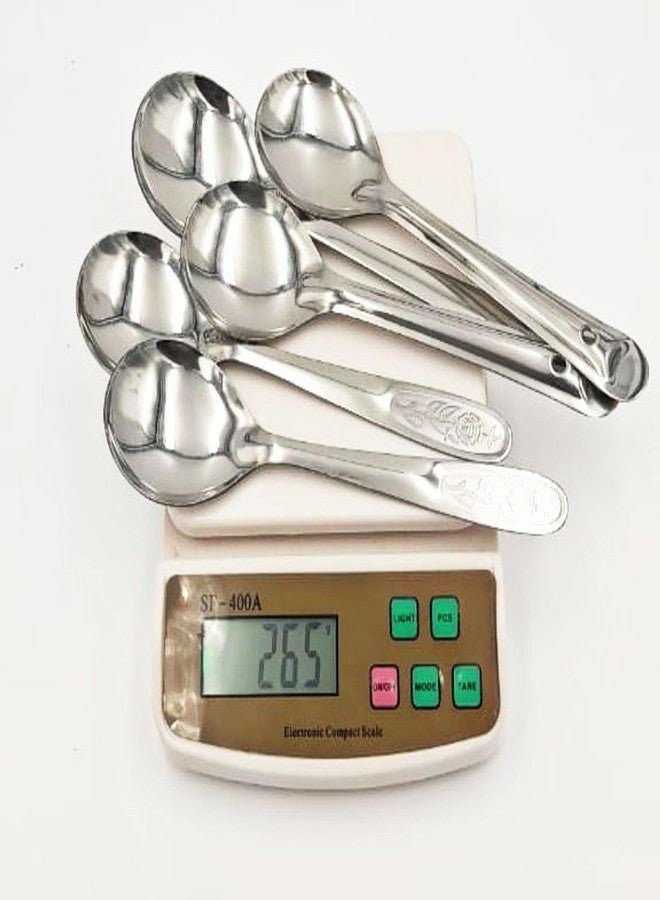 SHLINCO Stainless Steel Serving Spoons Set, Large Kitchen Spoons, 5 Pieces - Image 2