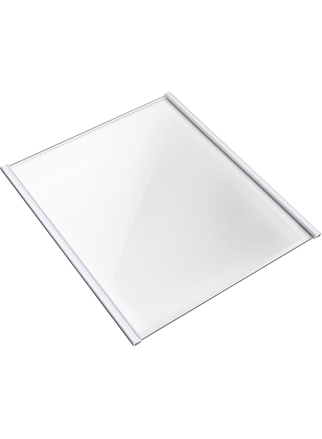 erorex W11130202 Freezer Glass Shelf Replacement Compatible With Whirlpool Refrigerator W10527848 W10773886 Wpw10527848 Fridge Tempered Glass Shelf Shelf Size 11.69 Inch - Image 1