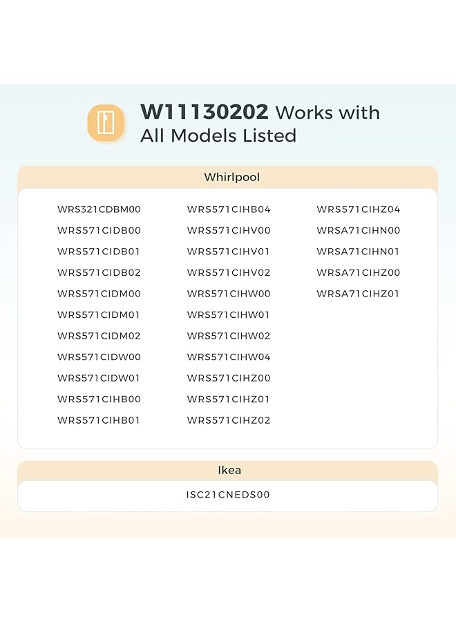 erorex W11130202 Freezer Glass Shelf Replacement Compatible With Whirlpool Refrigerator W10527848 W10773886 Wpw10527848 Fridge Tempered Glass Shelf Shelf Size 11.69 Inch - Image 4