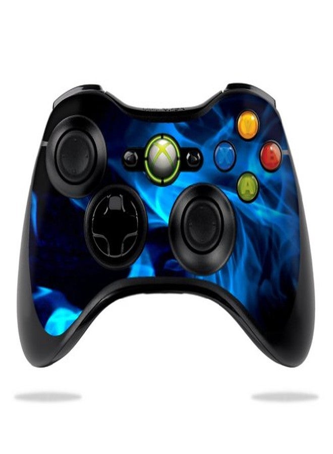 MIGHTY SKINS غلاف MightySkins متوافق مع وحدة تحكم Microsoft Xbox 360 - لهب أزرق | واقي، متين، وفريد من نوعه | سهل التطبيق، الإزالة، وتغيير الأنماط | مصنوع في الولايات المتحدة الأمريكية - Image 2