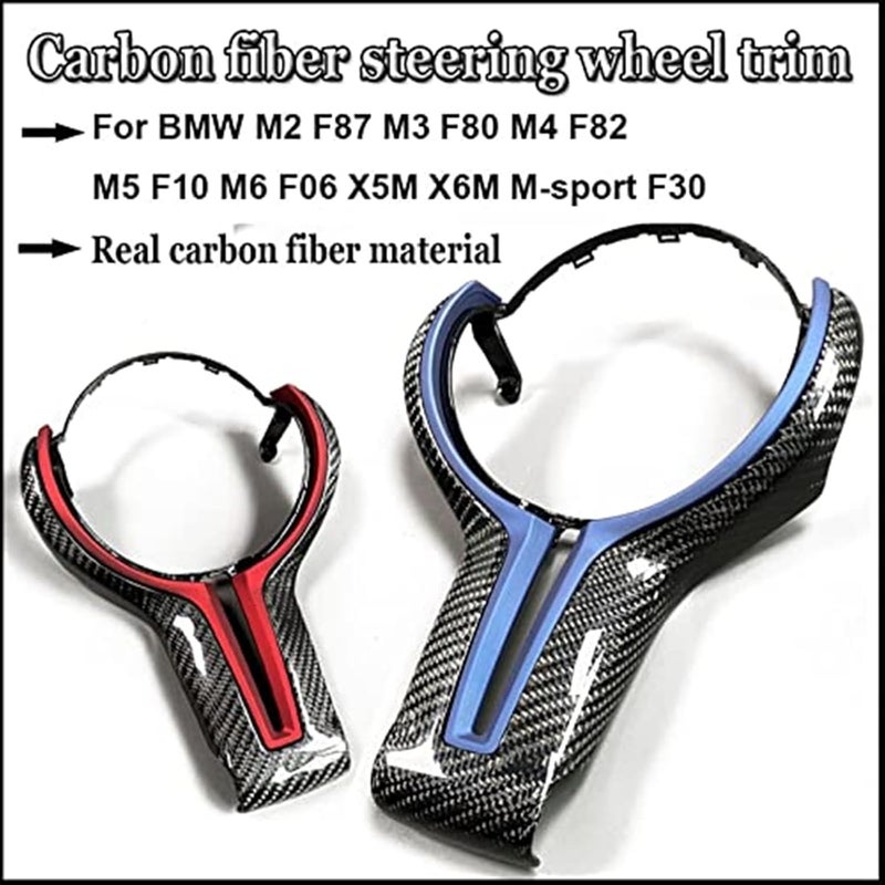 Wivplex Carbon Fiber Steering Wheel Trim for BMW M Series - Image 2