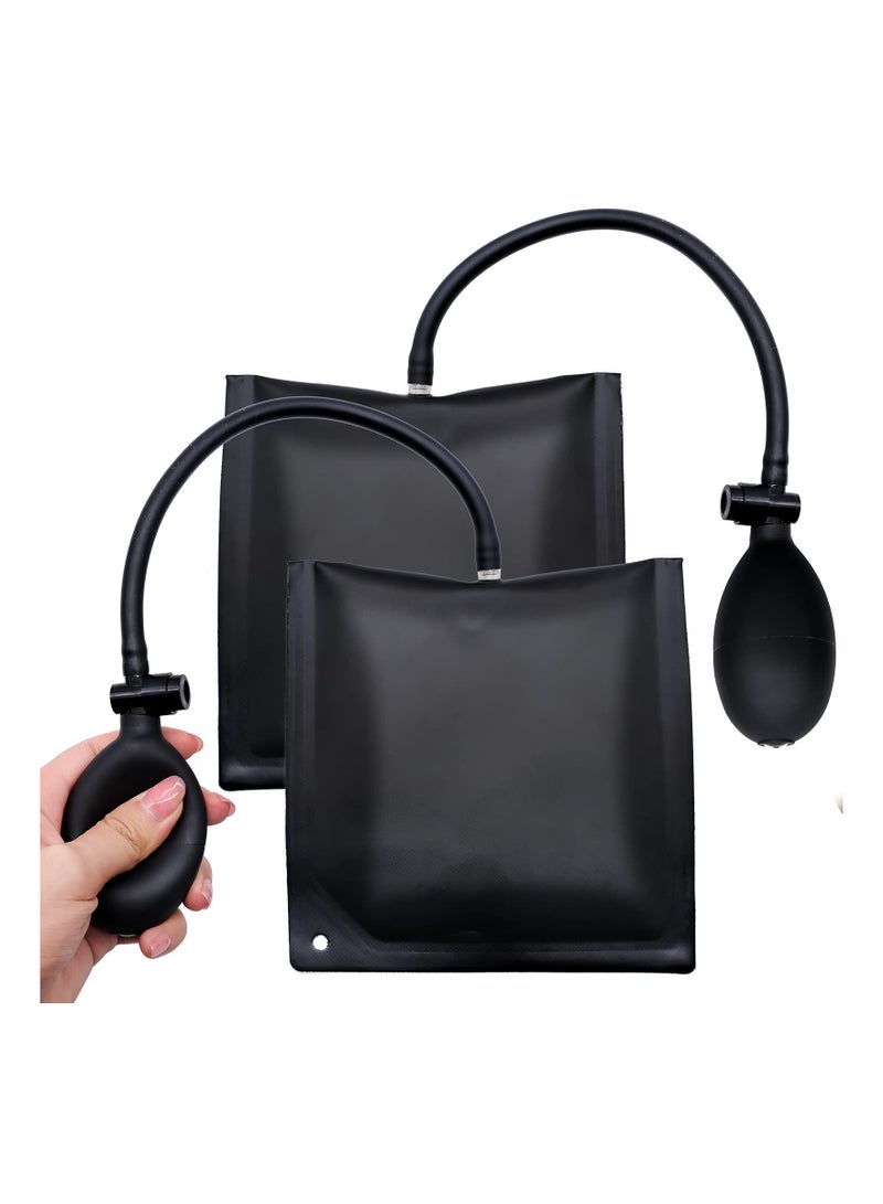 SYOSI Air Wedge Pump Wedge Up Bag, Inflatable Shim, Alignment Tool Air Pumps, for Door Window Installation, Auto Repair Air Wedge Pump Bag, Install Shim Wedge (2 Pcs) - Image 1