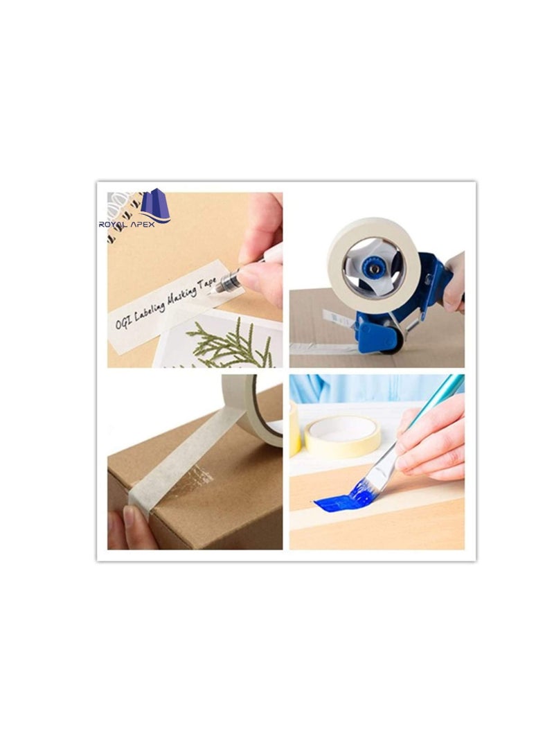 Generic Automotive Self Adhesive Masking Tape for Painting, Labelling, Packing, Craft, Art, Home, Office, School Etc… (1 Inch - Pack of 2)  - Image 3