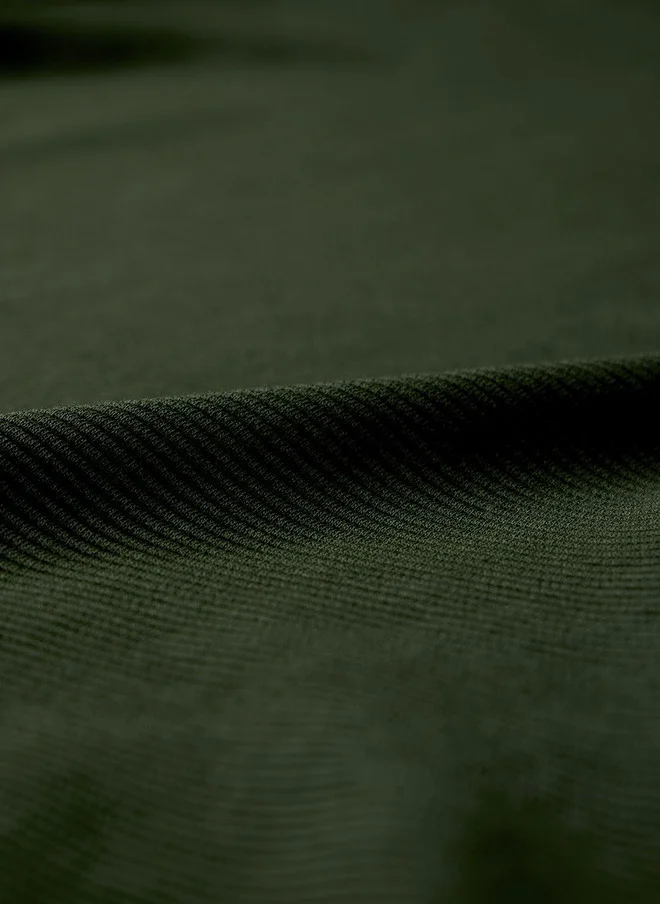The Souled Store  The Souled Store Men Olive Green Solid Cottonblend Oversized Fit Polo  | Best Price UAE