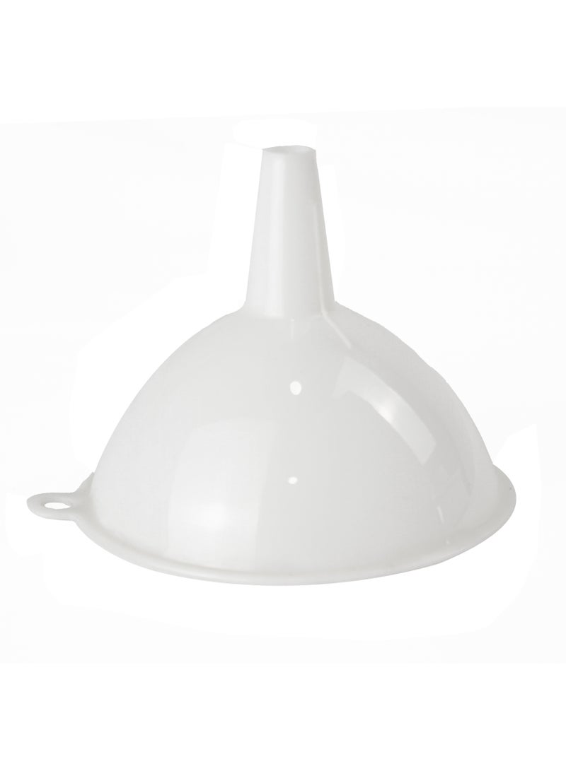 BarPros Essential Kitchenware Durable Plastic Funnel, 9.5cm Wide Mouth, Multi-Purpose for Liquids, Powders, and Grains, White - Image 3