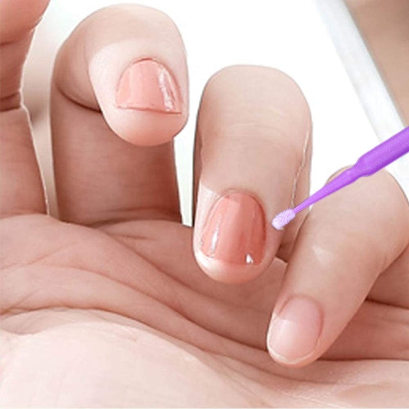 g2plus Micro Swabs - 100pcs Cotton Swabs for Makeup, Purple Disposable Applicators Brush for Nails, Eyeliner and Lash Tech Supplies - Image 5