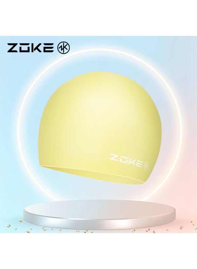 Zoke Silicone Waterproof Comfortable Hair Care Ear Protection Professional Swimming Cap 625503211a-9 - Image 3